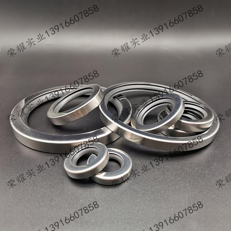 單唇口 雙唇口不銹鋼油封 四氟不銹鋼外骨架油封 廠家直銷(xiāo) 可定制